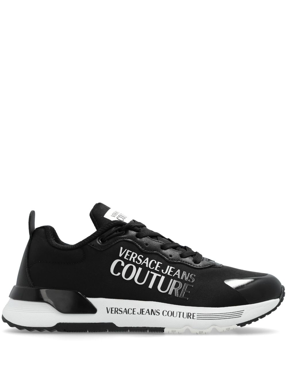 Versace Jeans Couture Dynamic logo-print sneakers - Black von Versace Jeans Couture