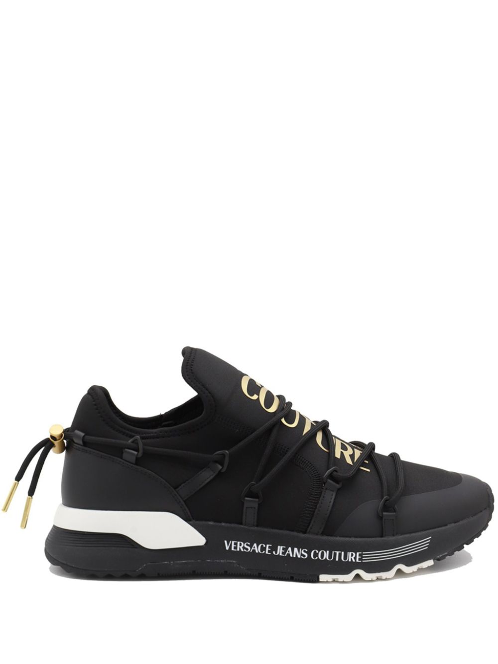 Versace Jeans Couture Dynamic low-top sneakers - Black von Versace Jeans Couture