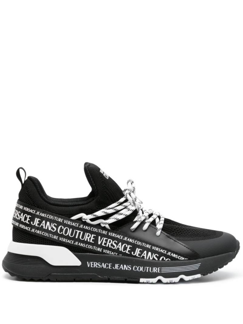 Versace Jeans Couture Dynamic panelled sneakers - Black von Versace Jeans Couture