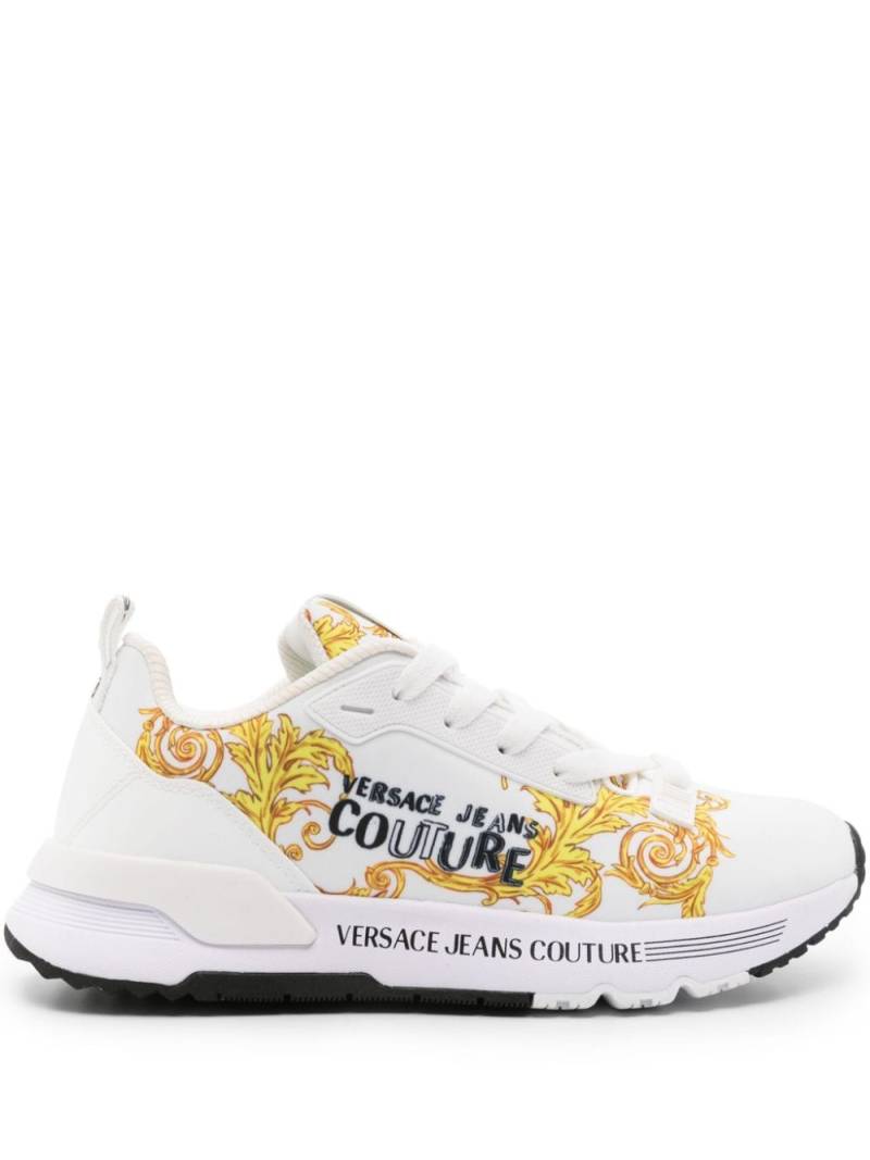 Versace Jeans Couture Dynamic twill sneakers - White von Versace Jeans Couture