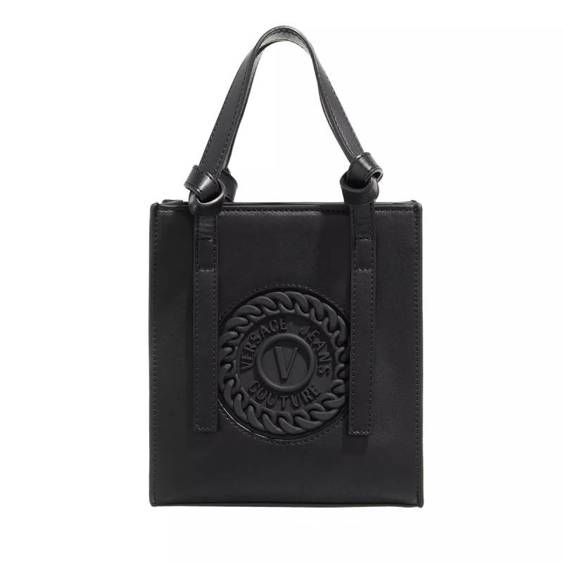 Versace Jeans Couture Handtasche - V Emblem - Gr. unisize - in Schwarz - für Damen von Versace Jeans Couture