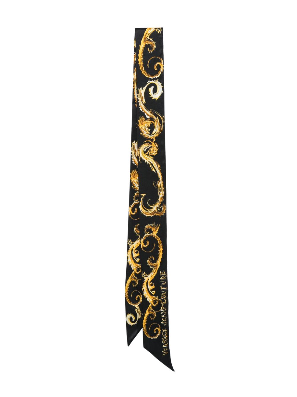 Versace Jeans Couture Logo Couture scarf - Black von Versace Jeans Couture