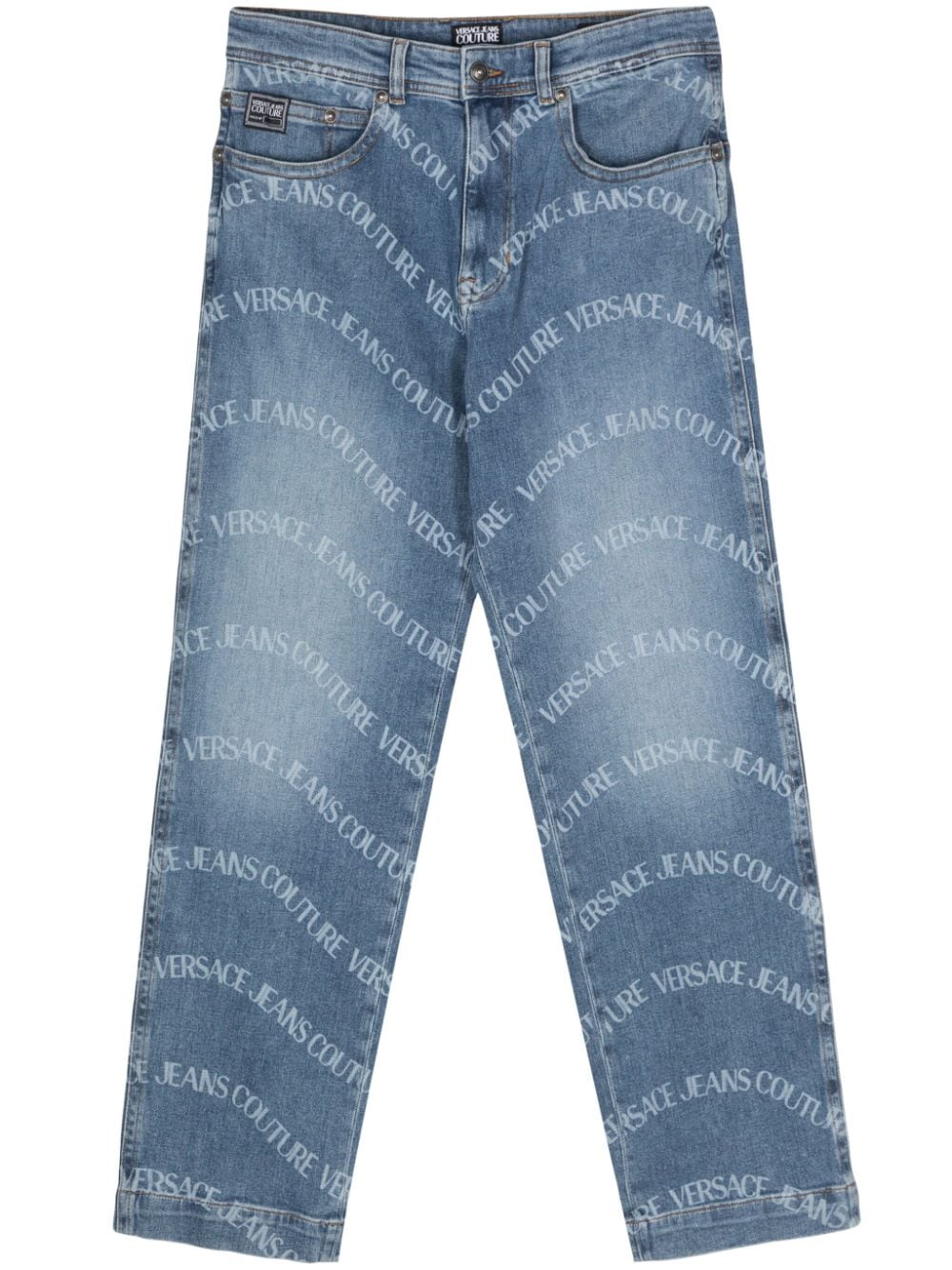 Versace Jeans Couture Logowave regular jeans - Blue von Versace Jeans Couture