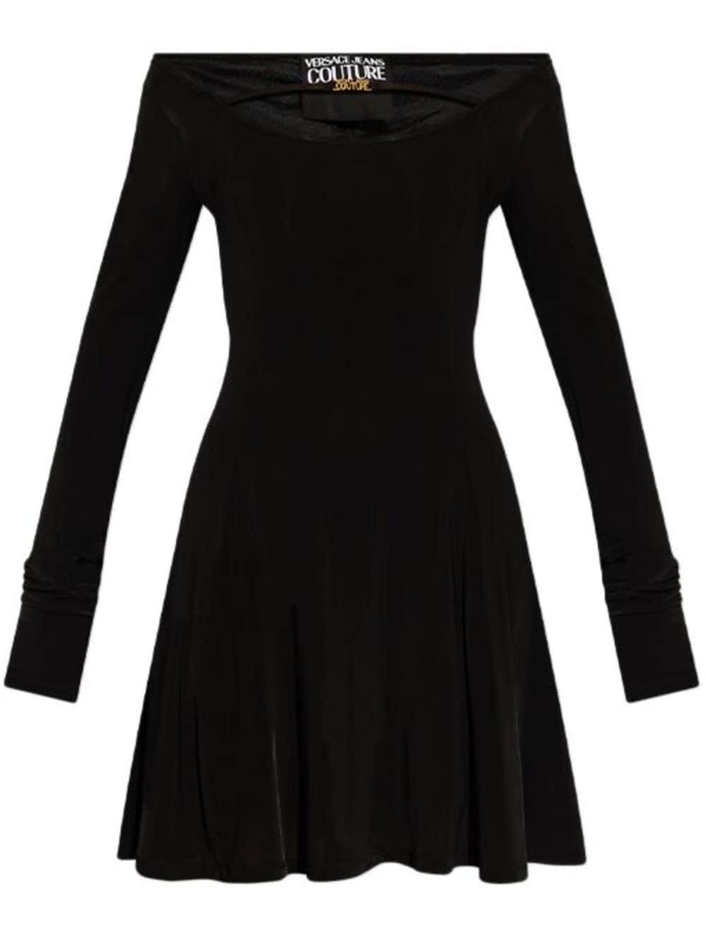 Versace Jeans Couture Long Sleeve Dress - Black von Versace Jeans Couture