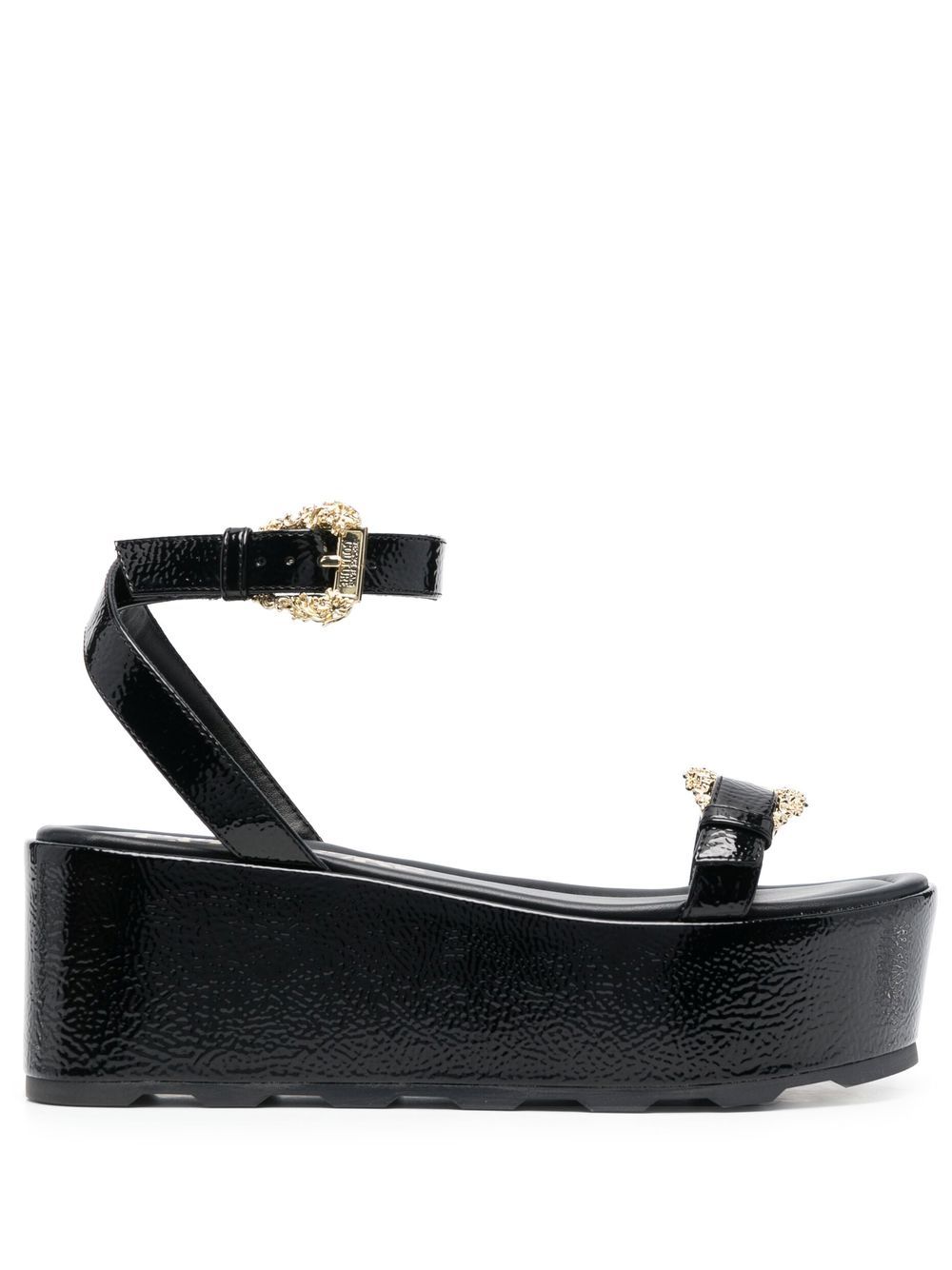 Versace Jeans Couture Mallory platform sandals - Black von Versace Jeans Couture