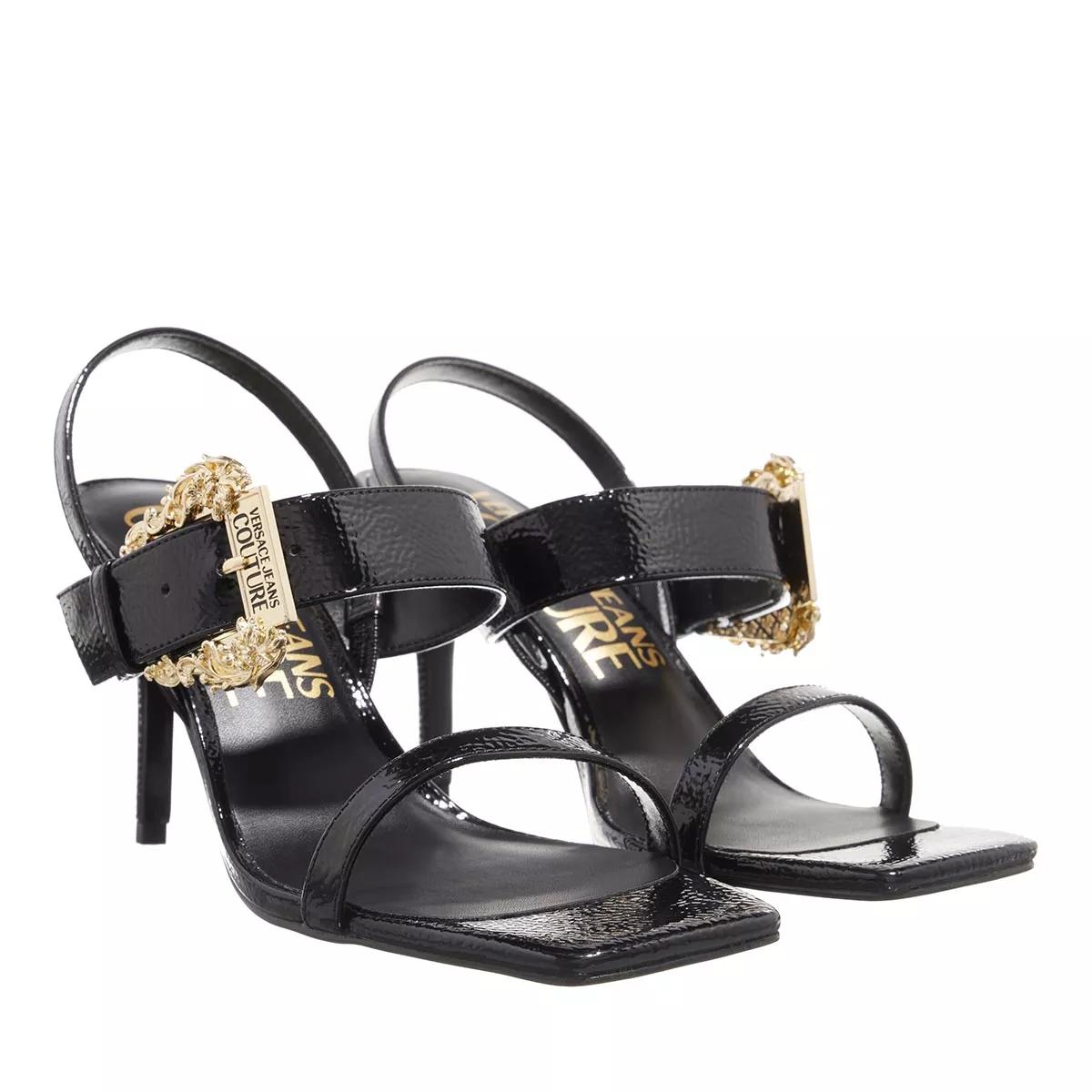 Versace Jeans Couture Sandalen - Fondo Emily - Gr. 40 (EU) - in Schwarz - für Damen von Versace Jeans Couture