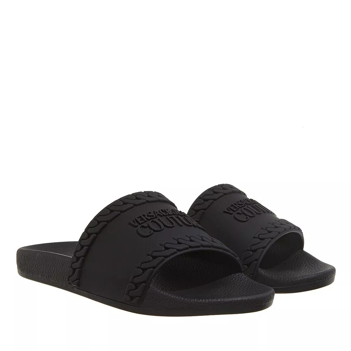 Versace Jeans Couture Slipper & Pantoletten - Fondo Shelly - Gr. 38 (EU) - in Schwarz - für Damen von Versace Jeans Couture