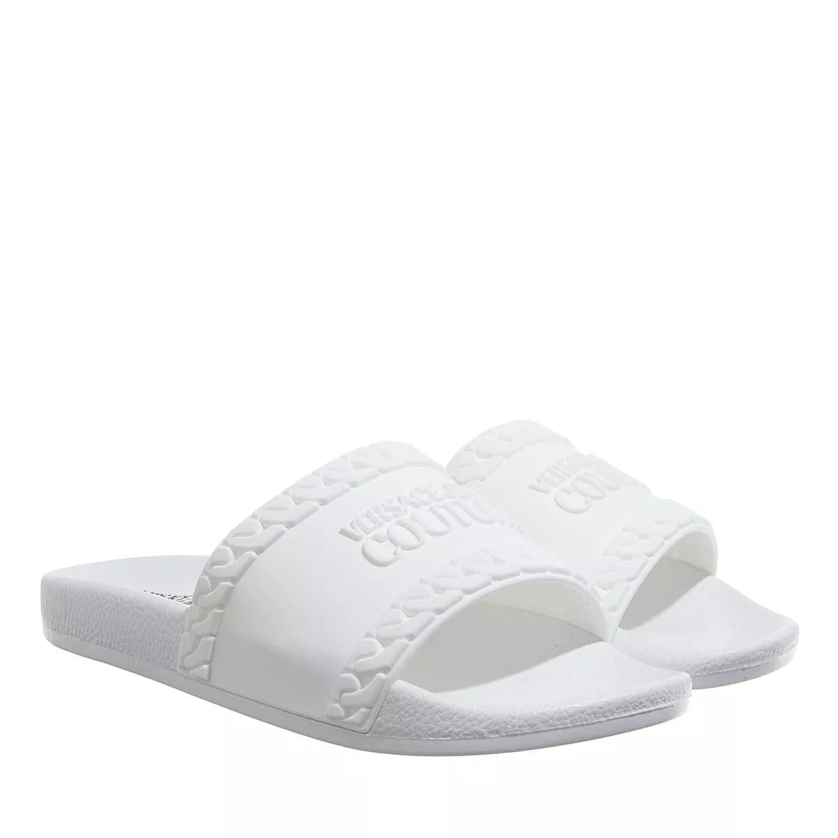 Versace Jeans Couture Slipper & Pantoletten - Fondo Shelly - Gr. 35 (EU) - in Weiß - für Damen von Versace Jeans Couture