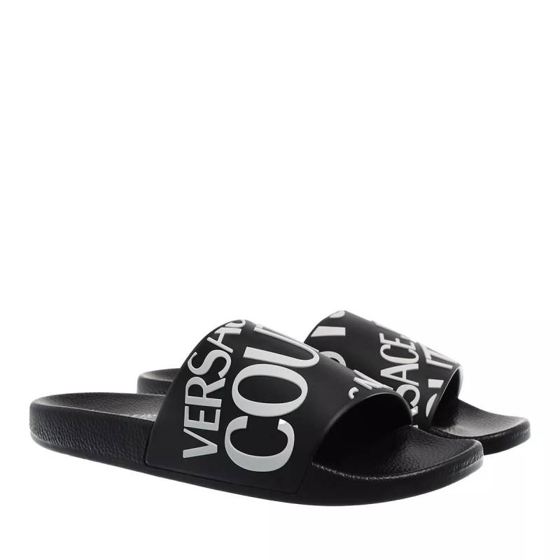 Versace Jeans Couture Slipper & Pantoletten - Pool Slides - Gr. 40 (EU) - in Schwarz - für Damen von Versace Jeans Couture