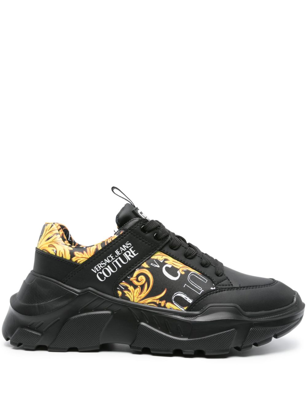 Versace Jeans Couture Speedtrack Baroccoflage-print sneakers - Black von Versace Jeans Couture