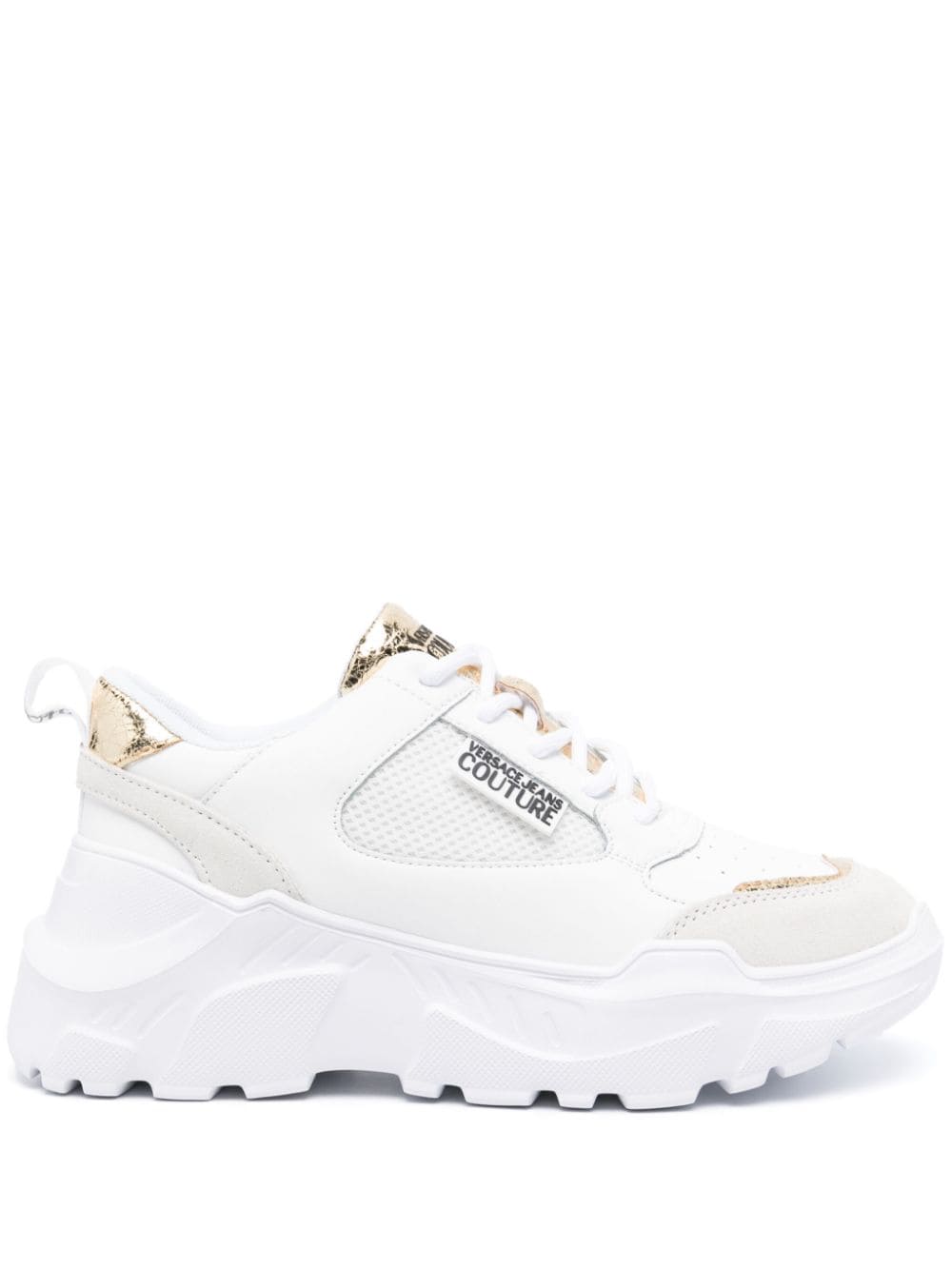 Versace Jeans Couture Speedtrack chunky sneakers - White von Versace Jeans Couture