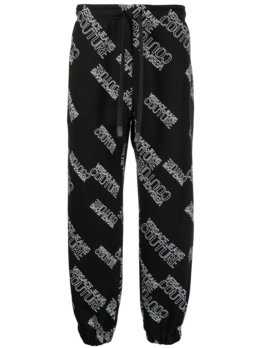 Versace Jeans Couture all-over logo track pants - Black von Versace Jeans Couture