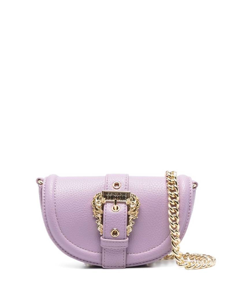 Versace Jeans Couture baroque buckle-detail shoulder bag - Purple von Versace Jeans Couture