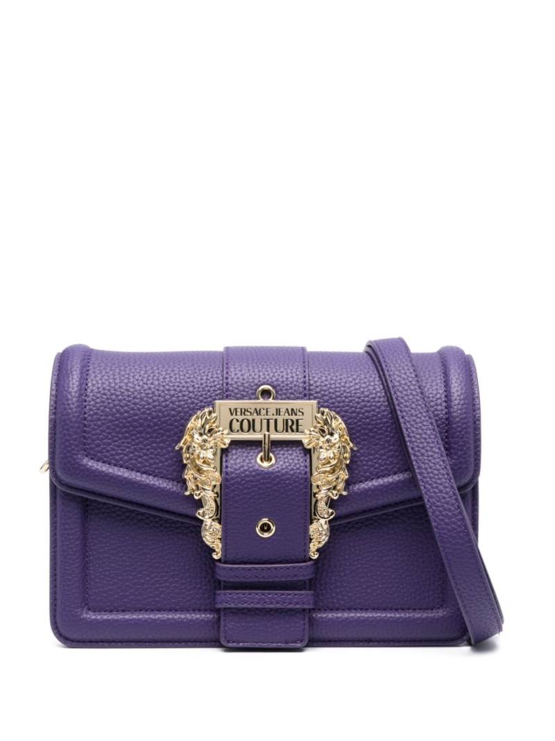 Versace Jeans Couture baroque-buckle satchel bag - Purple von Versace Jeans Couture