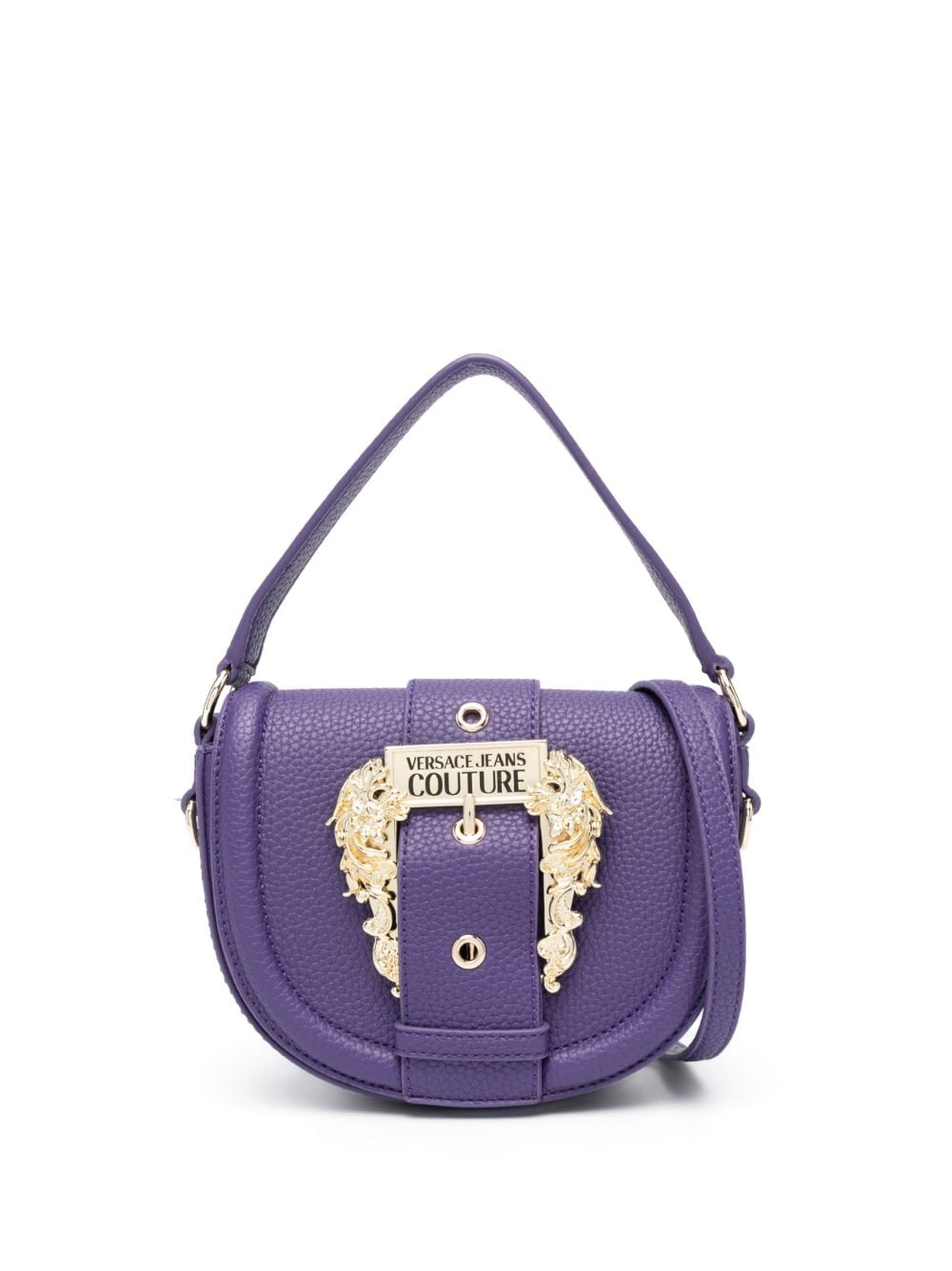 Versace Jeans Couture baroque-buckle tote bag - Purple von Versace Jeans Couture