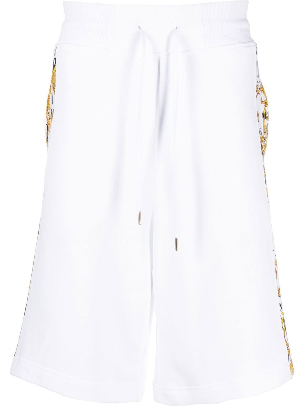 Versace Jeans Couture baroque pattern-print shorts - White von Versace Jeans Couture