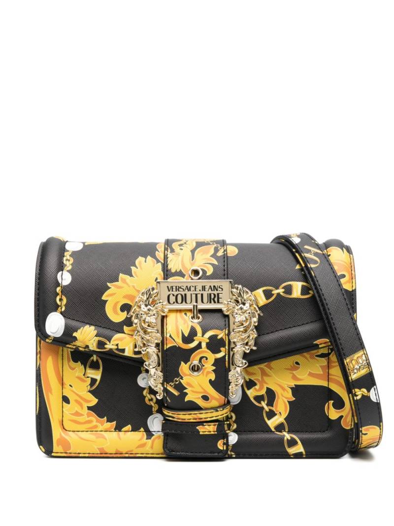 Versace Jeans Couture baroque-print satchel bag - Black von Versace Jeans Couture