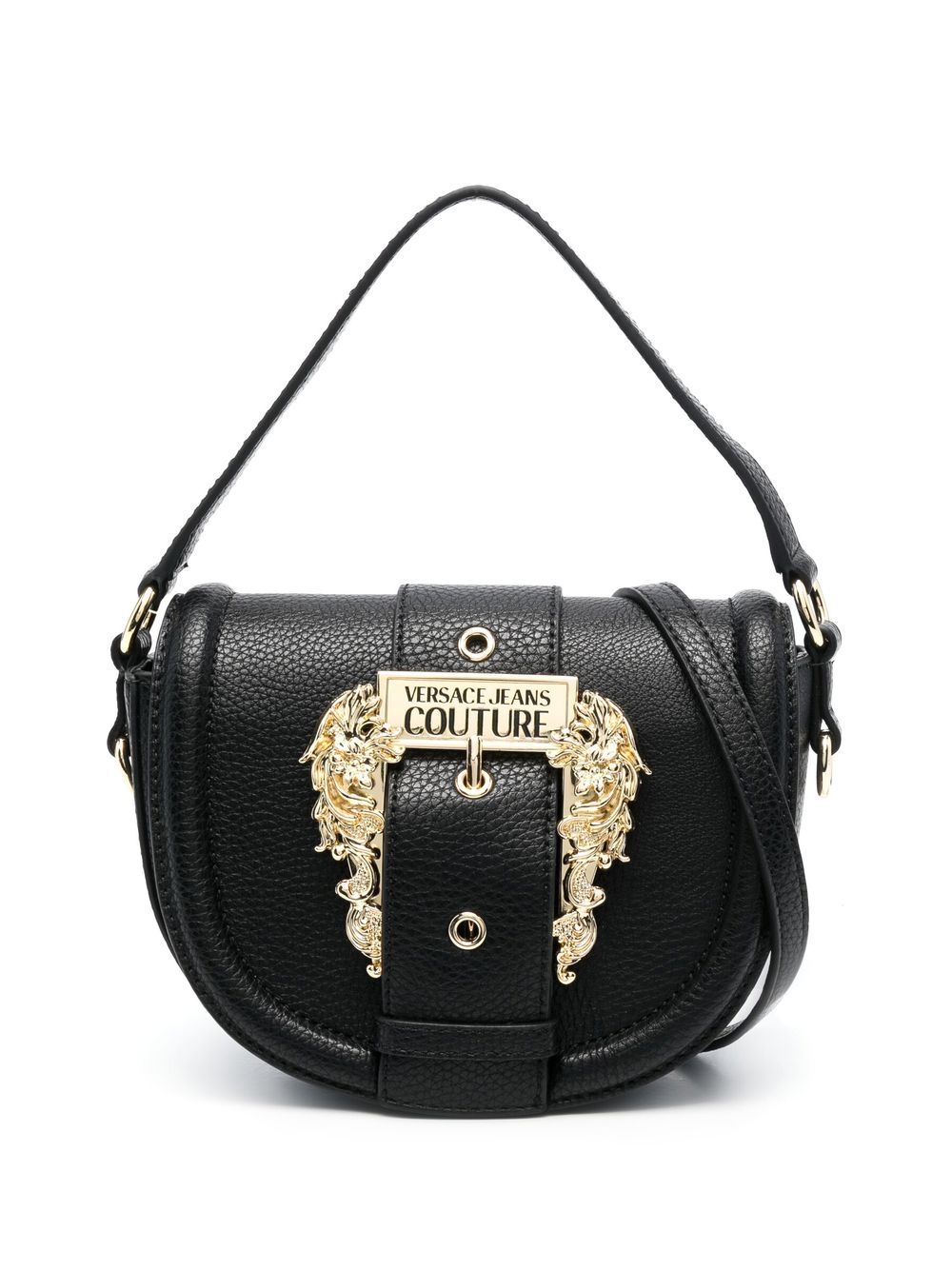 Versace Jeans Couture buckle-detail shoulder bag - Black von Versace Jeans Couture