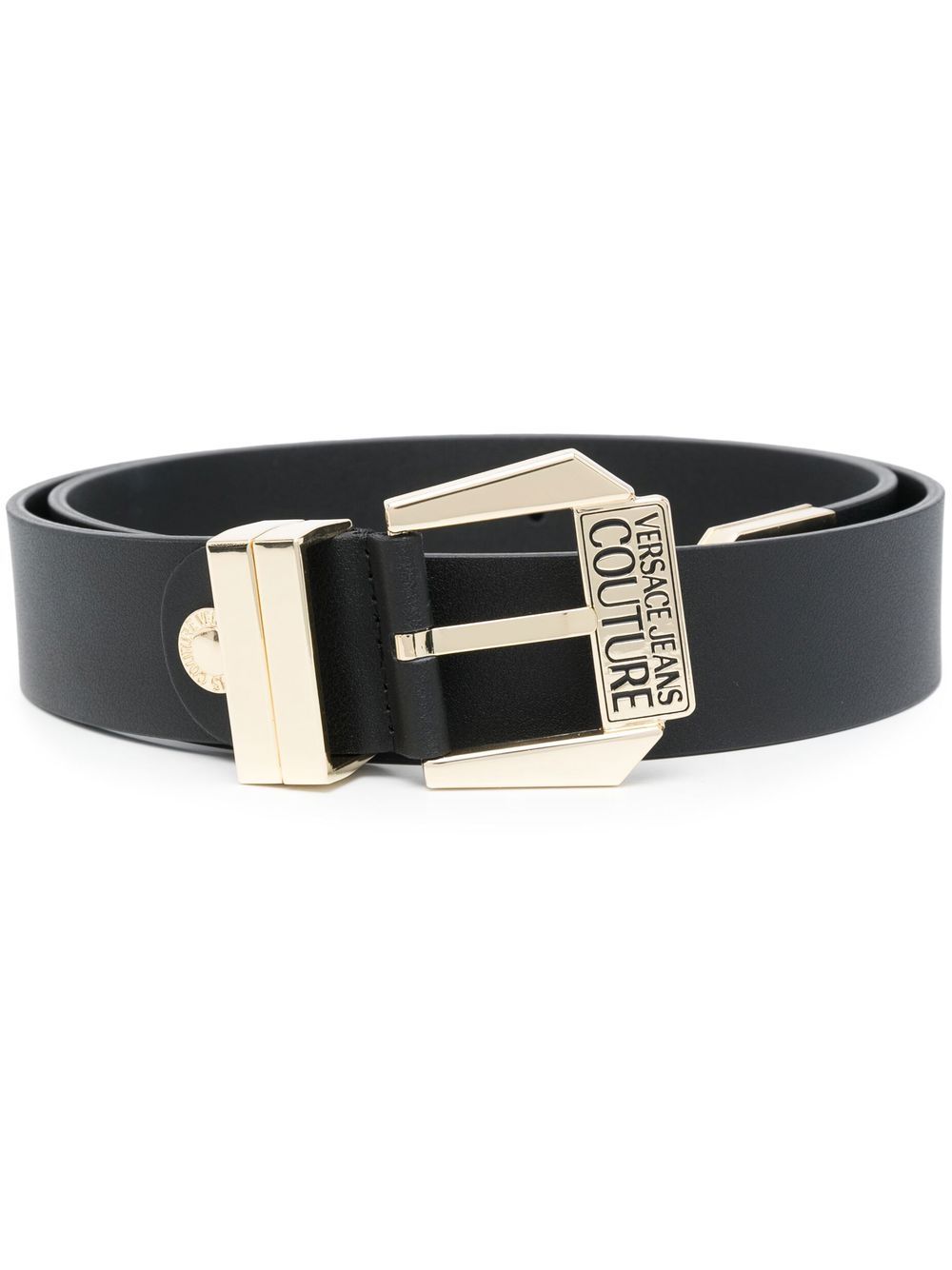 Versace Jeans Couture buckle-fastening leather belt - Black von Versace Jeans Couture