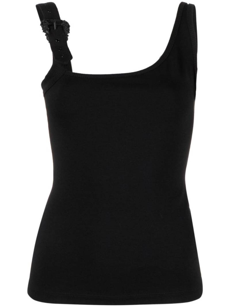 Versace Jeans Couture buckle-strap vest top - Black von Versace Jeans Couture