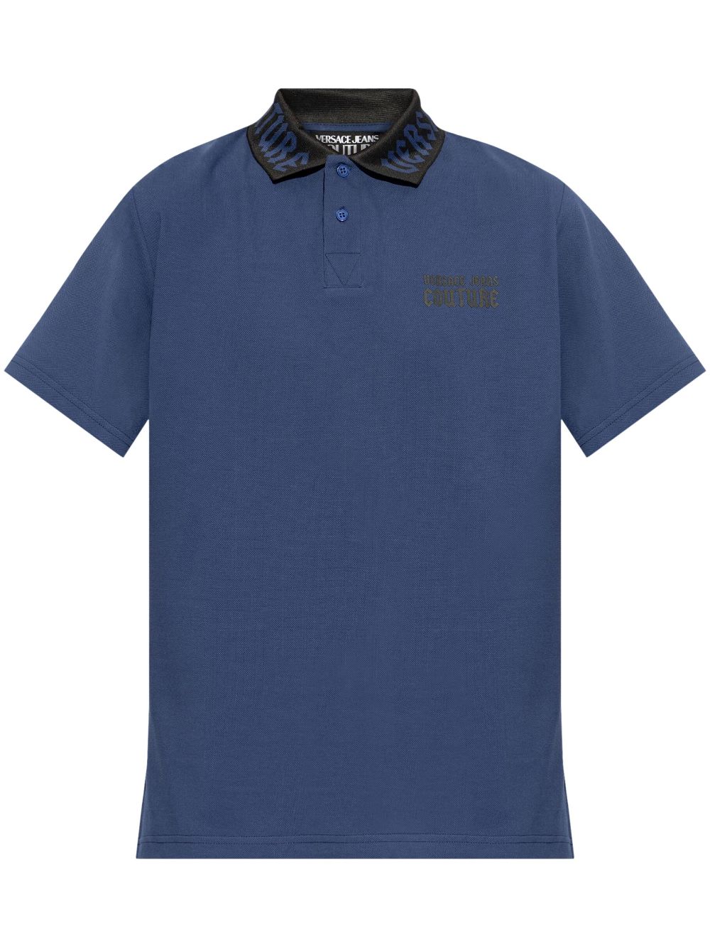 Versace Jeans Couture cotton polo shirt - Blue von Versace Jeans Couture