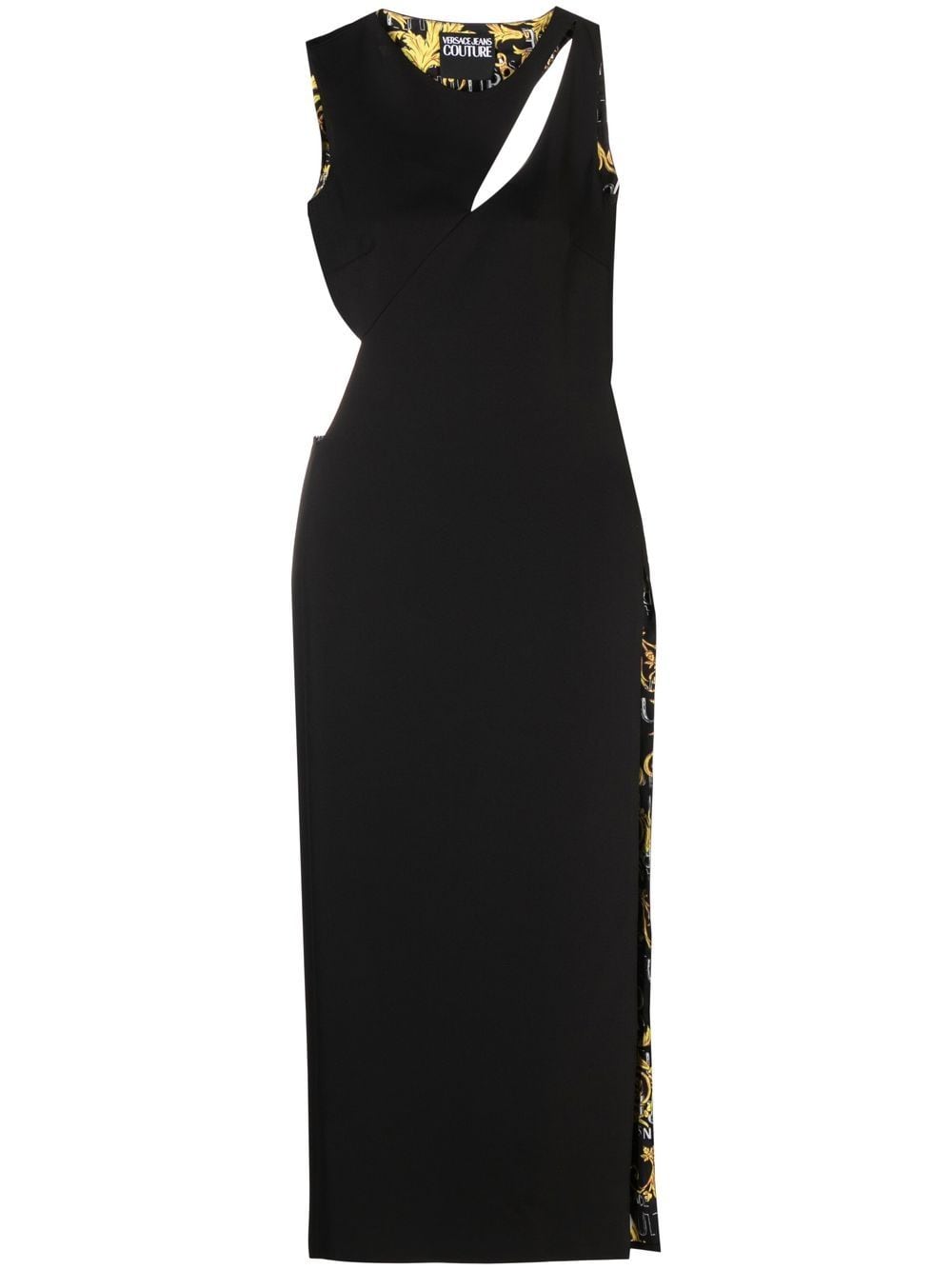 Versace Jeans Couture cut-out maxi dress - Black von Versace Jeans Couture