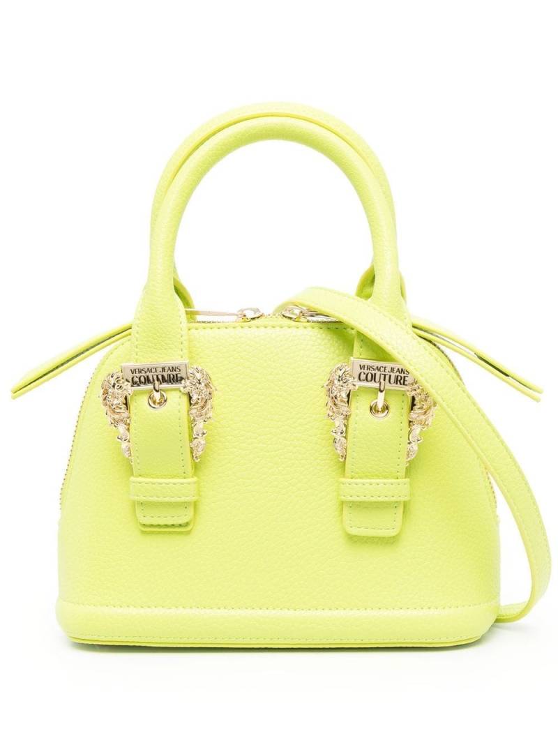 Versace Jeans Couture faux leather mini tote bag - Green von Versace Jeans Couture