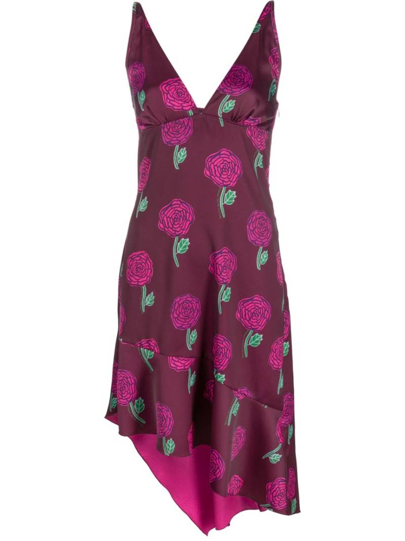 Versace Jeans Couture floral-print sleeveless dress - Pink von Versace Jeans Couture