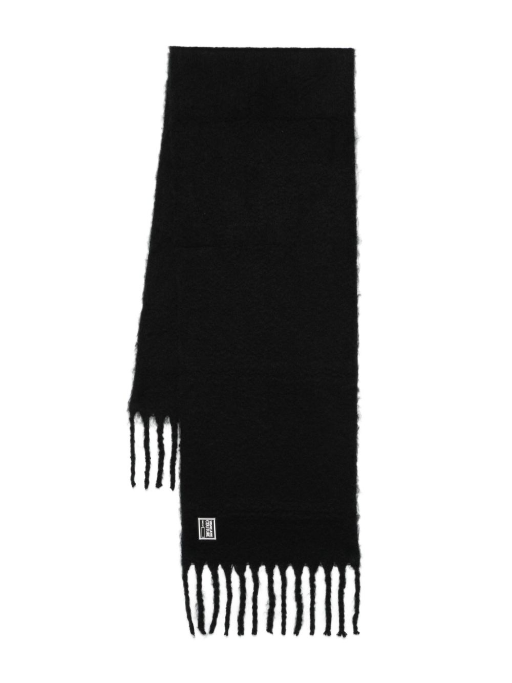 Versace Jeans Couture fringed scarf - Black von Versace Jeans Couture