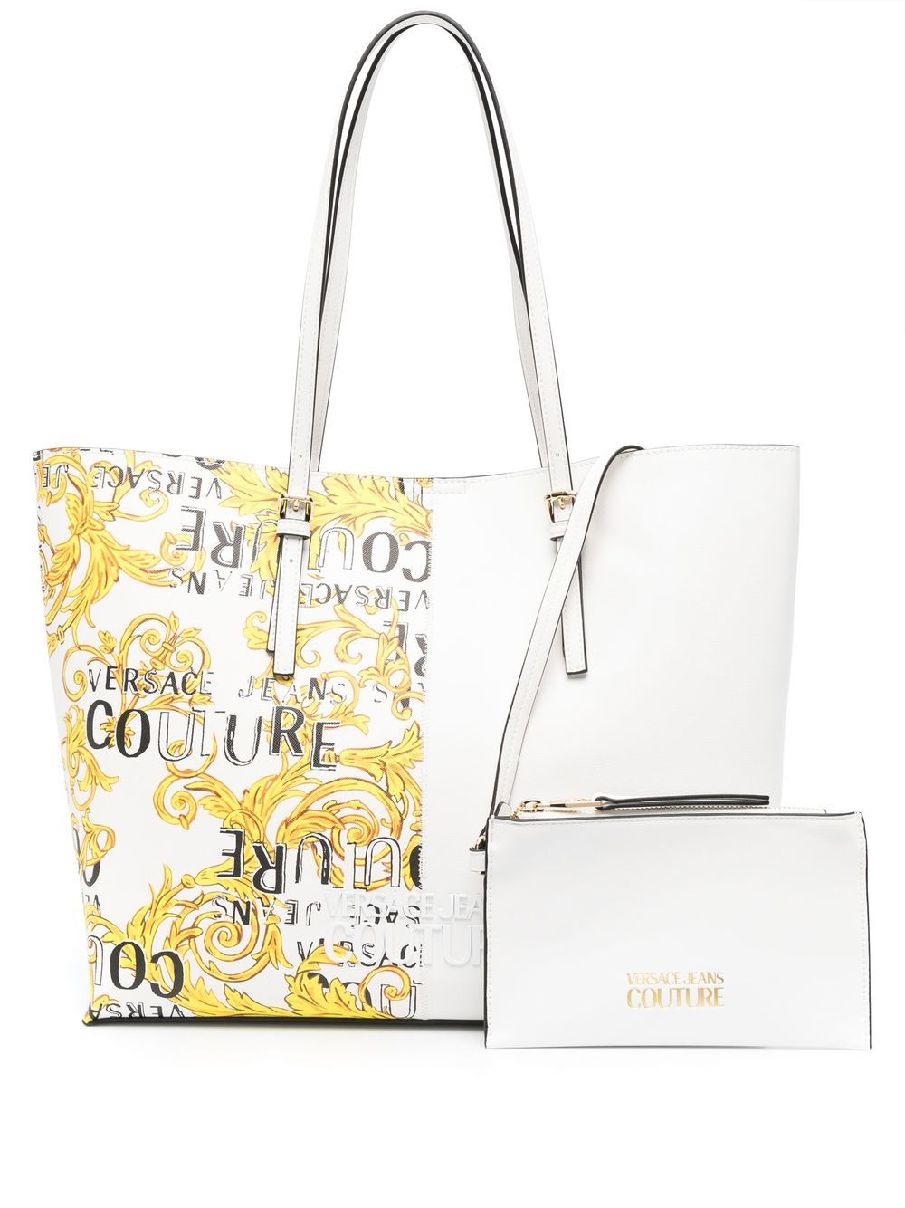 Versace Jeans Couture graphic-print tote bag - White von Versace Jeans Couture