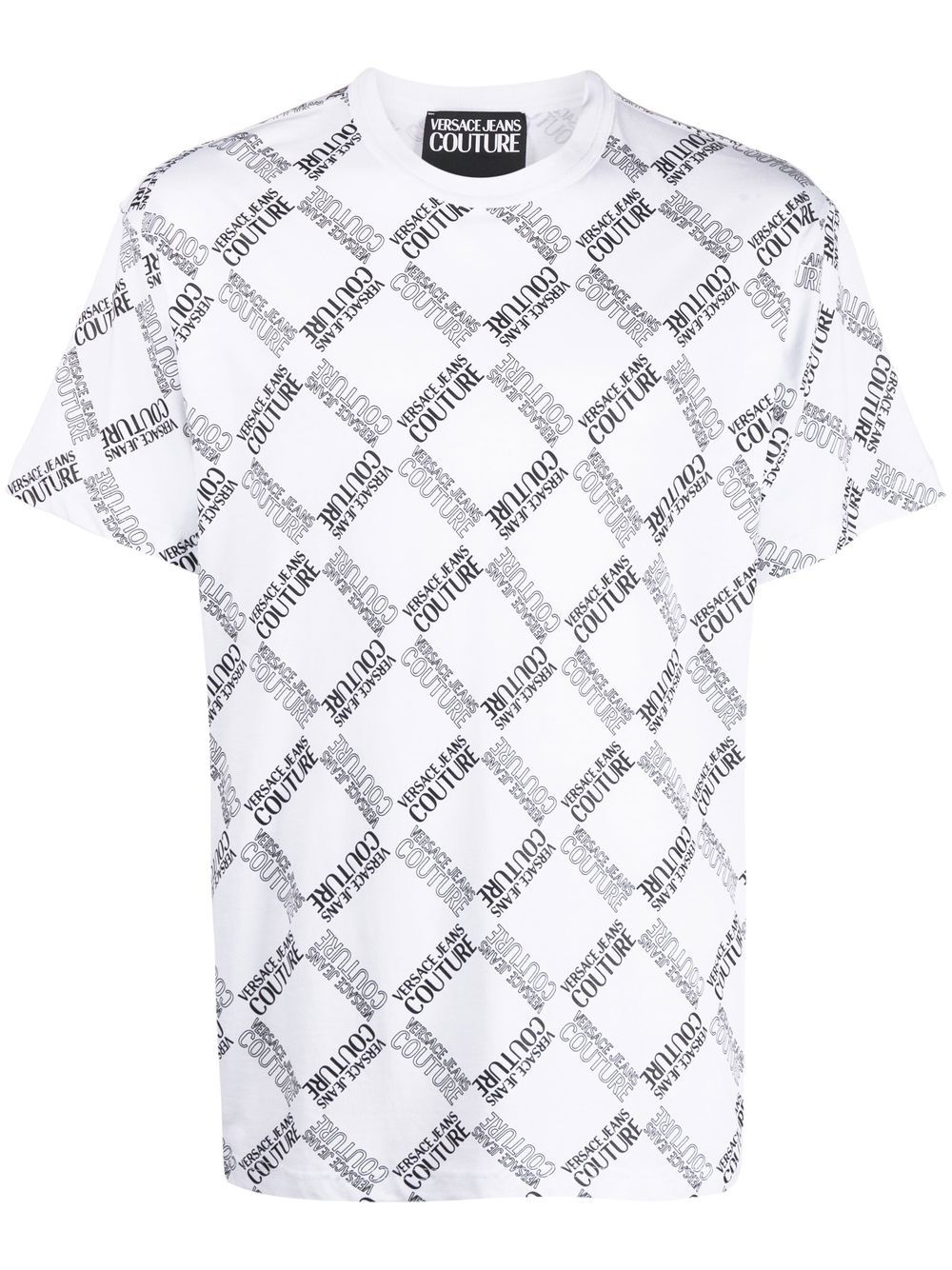 Versace Jeans Couture logo crew-neck T-shirt - White von Versace Jeans Couture