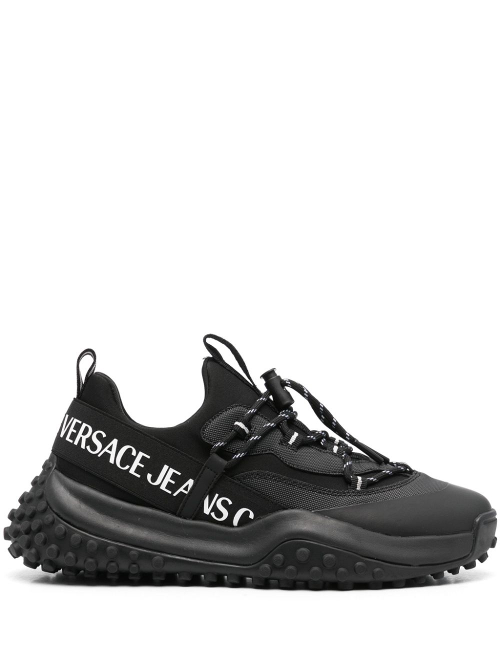 Versace Jeans Couture logo-embossed sneakers - Black von Versace Jeans Couture