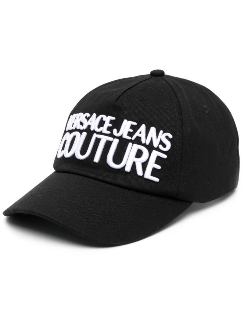 Versace Jeans Couture logo-embroidered cotton cap - Black von Versace Jeans Couture