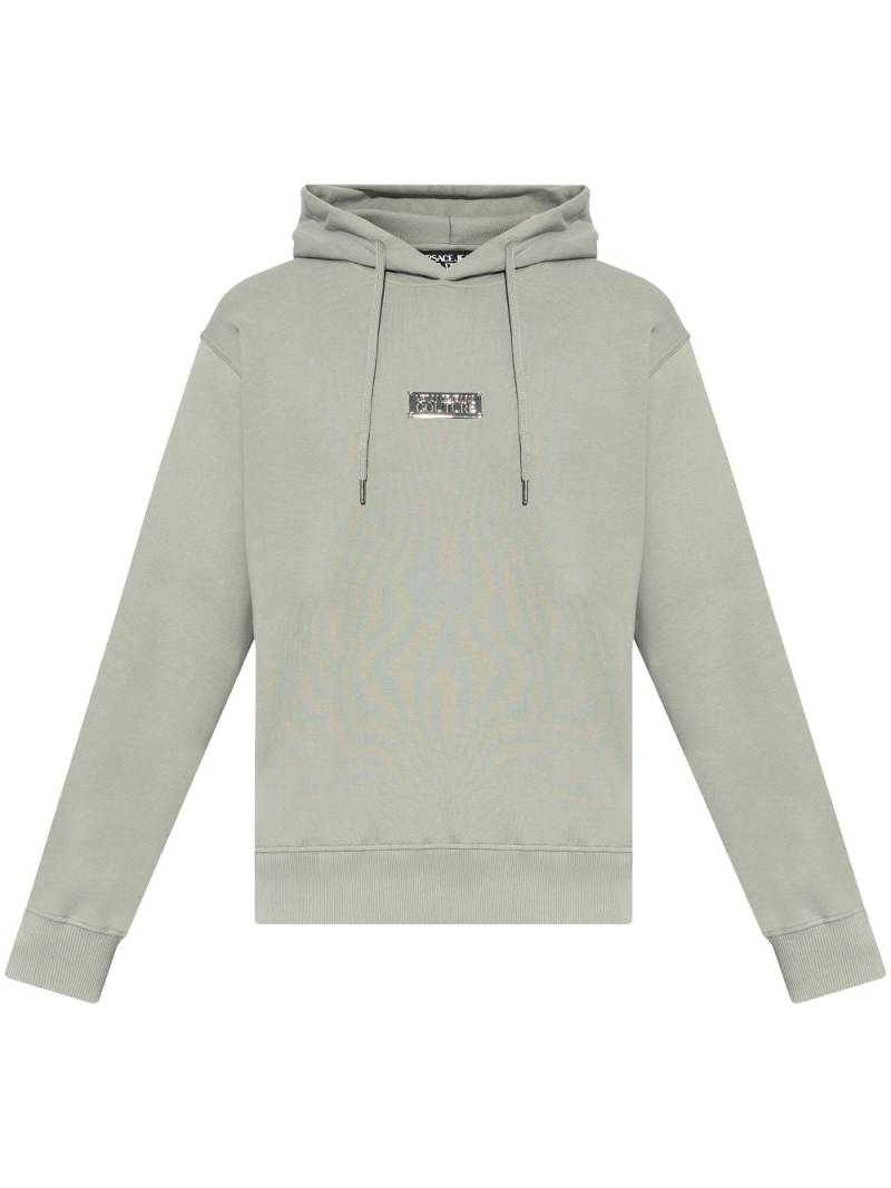 Versace Jeans Couture logo hoodie - Grey von Versace Jeans Couture