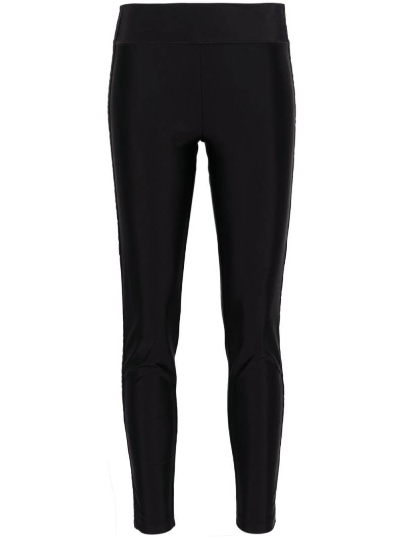 Versace Jeans Couture logo-jacquard leggings - Black von Versace Jeans Couture