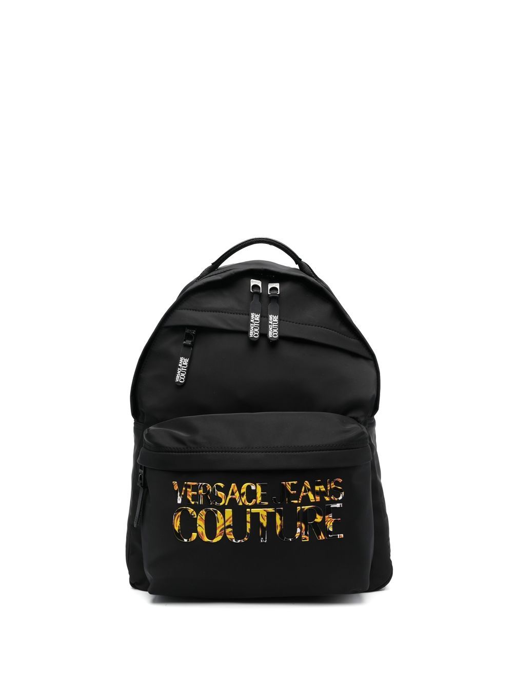 Versace Jeans Couture logo-lettering backpack - Black von Versace Jeans Couture