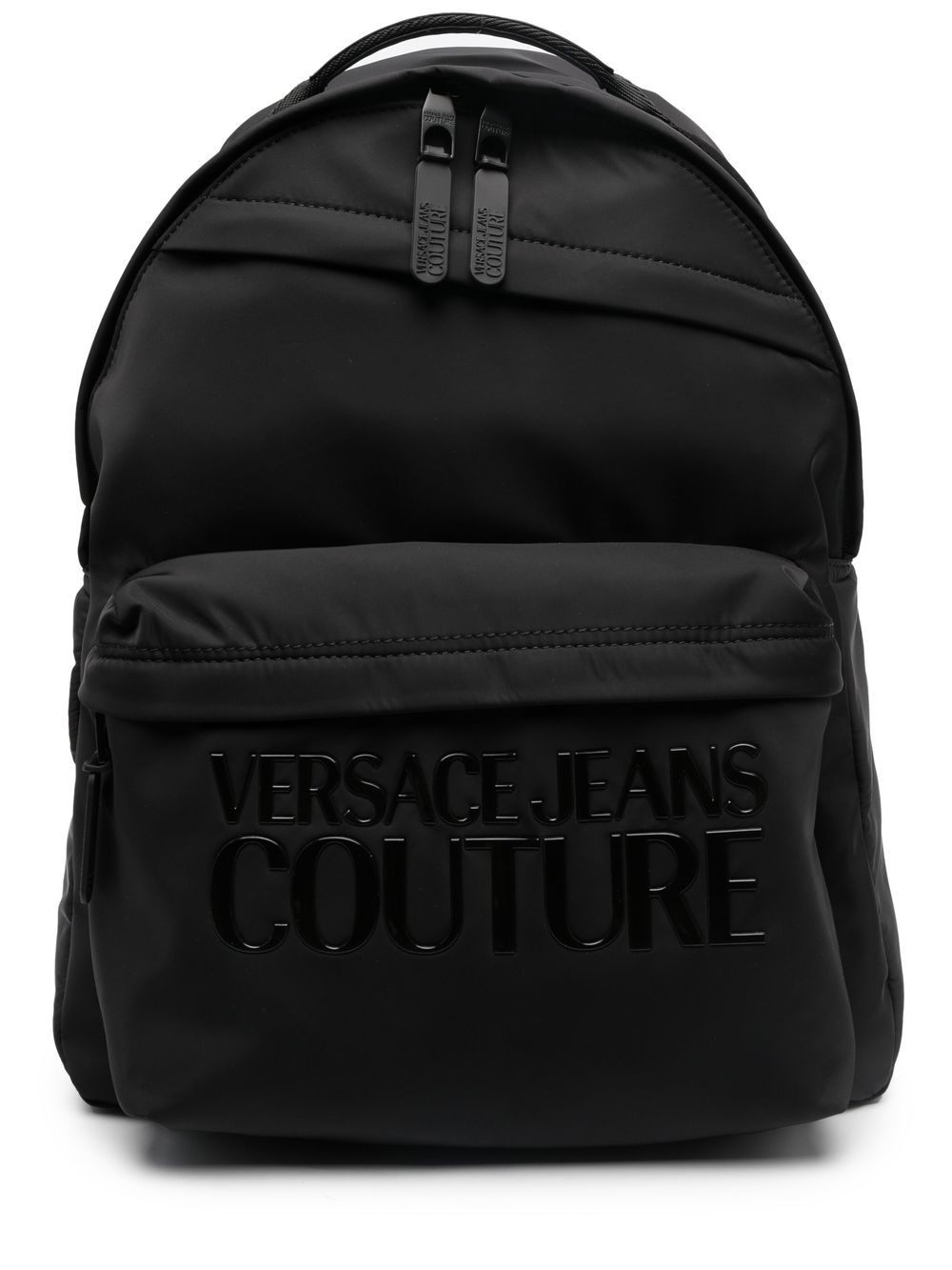 Versace Jeans Couture logo-lettering backpack - Black von Versace Jeans Couture