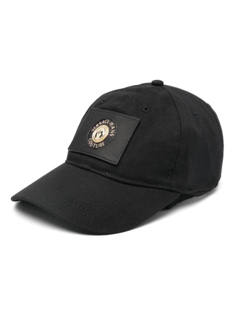 Versace Jeans Couture logo-patch baseball cap - Black von Versace Jeans Couture