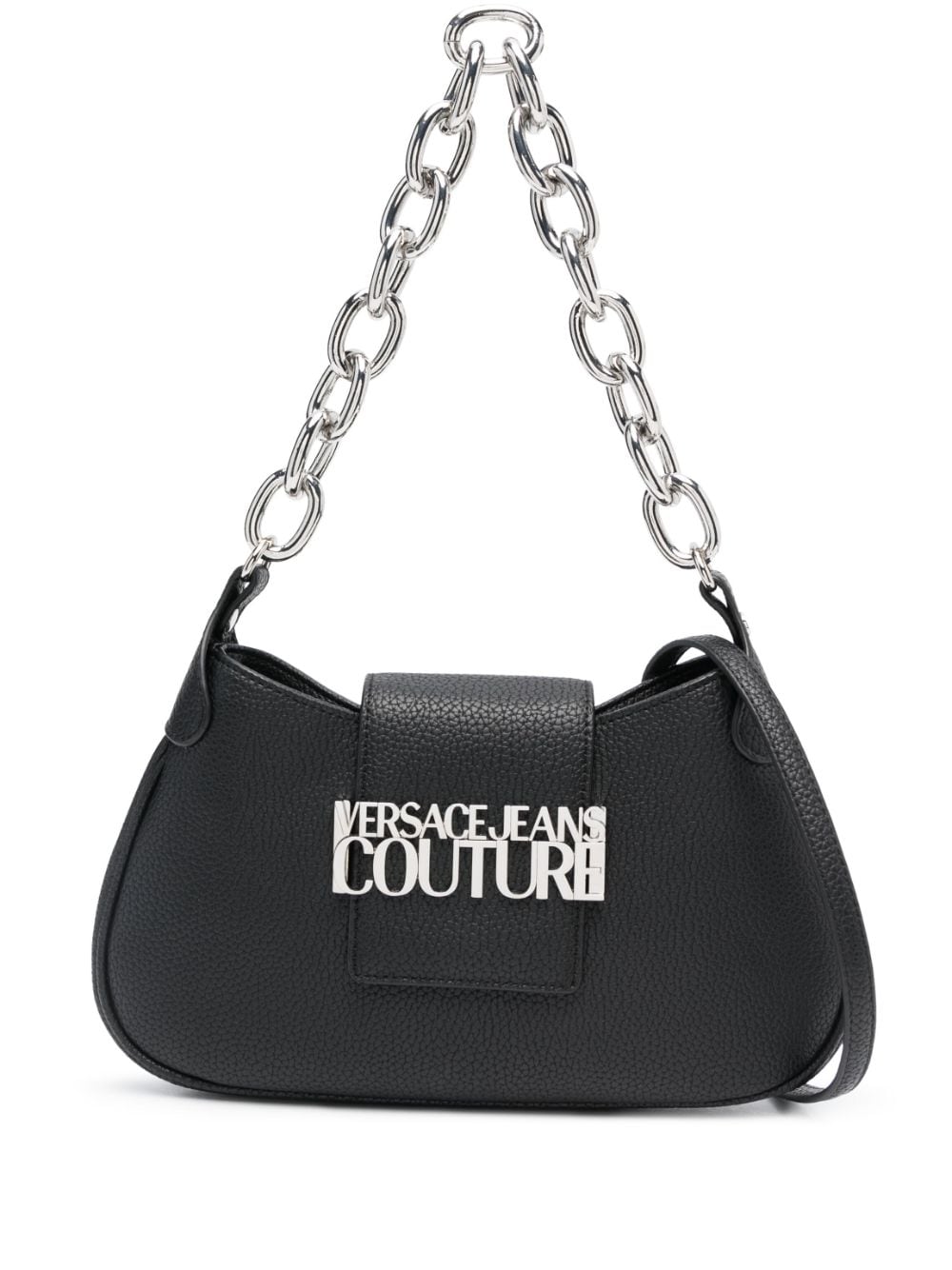 Versace Jeans Couture logo-plaque crossbody bag - Black von Versace Jeans Couture