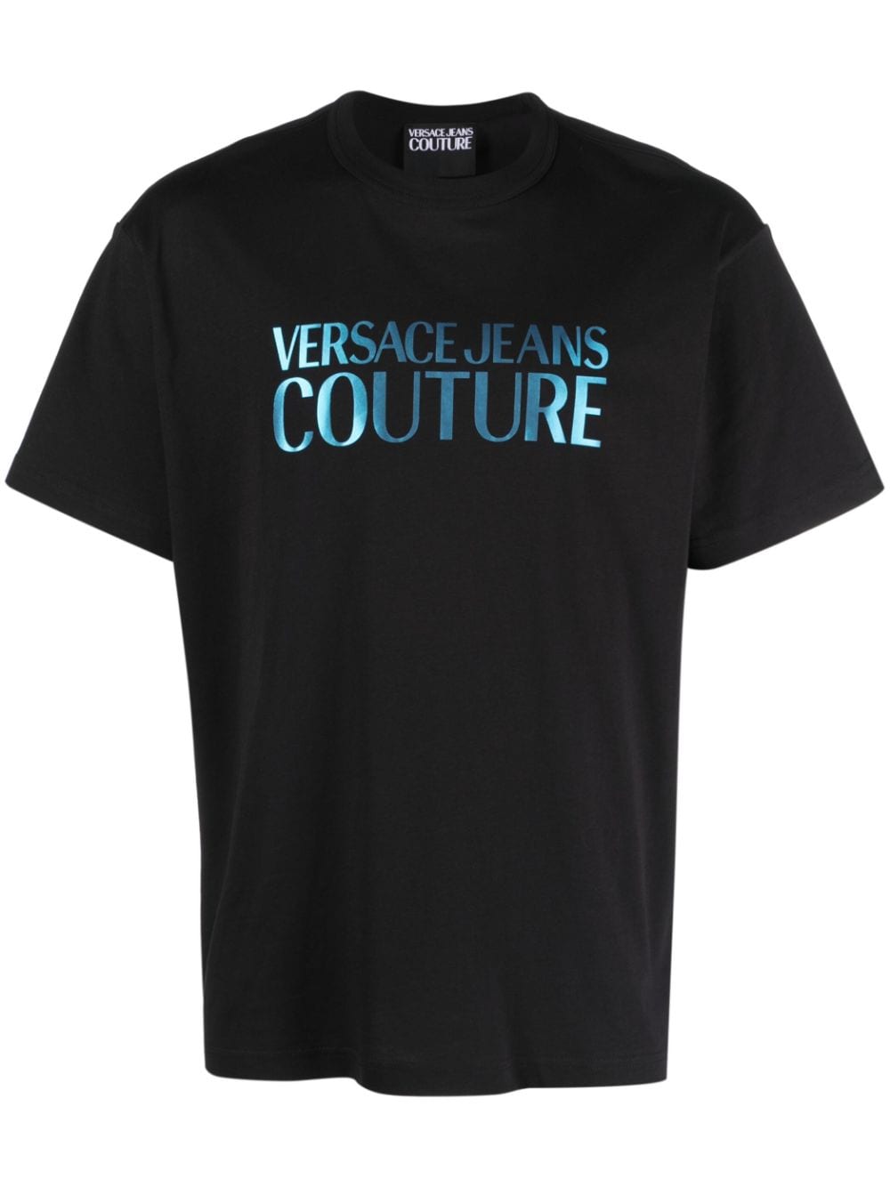 Versace Jeans Couture logo-print cotton T-shirt - Black von Versace Jeans Couture