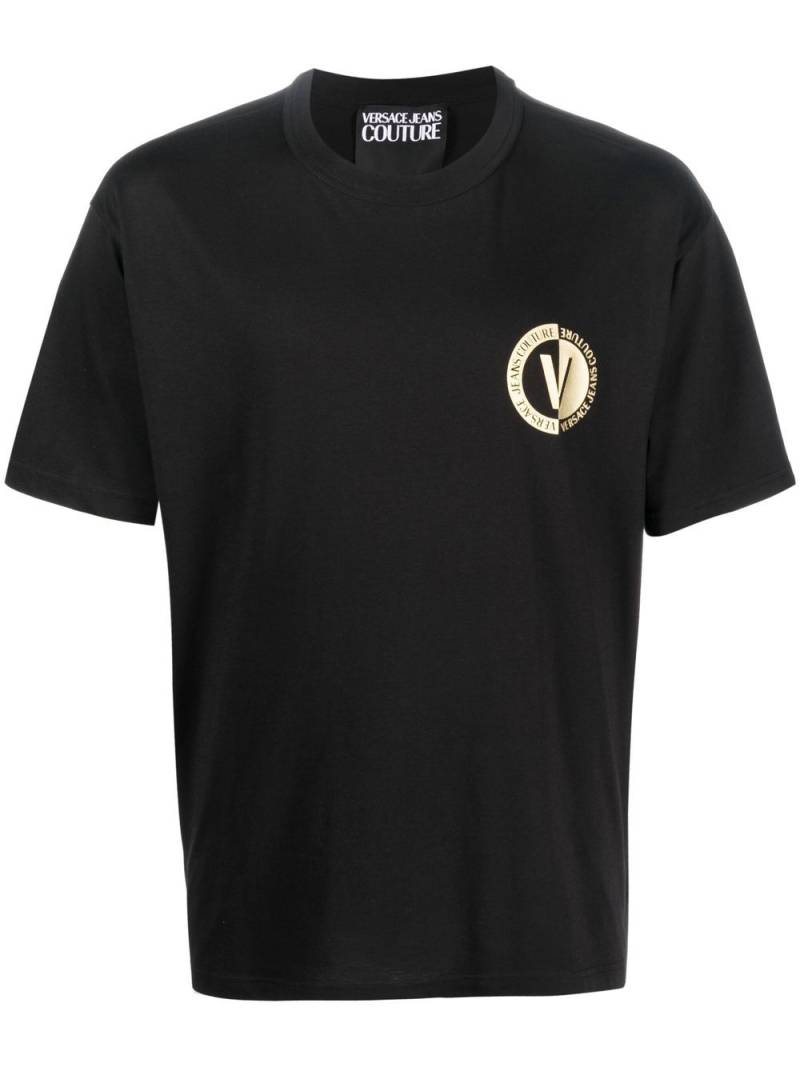 Versace Jeans Couture logo-print cotton T-shirt - Black von Versace Jeans Couture