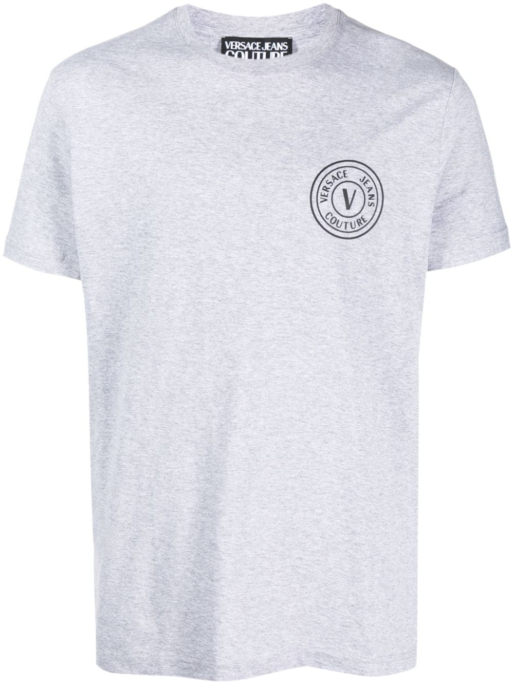 Versace Jeans Couture logo-print cotton T-shirt - Grey von Versace Jeans Couture