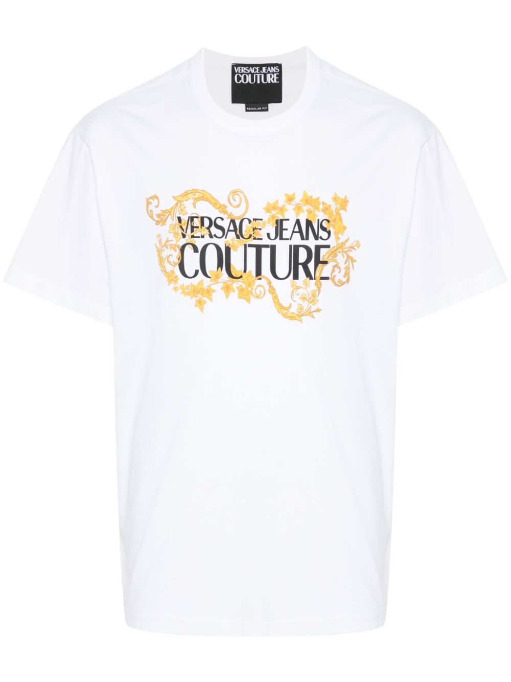 Versace Jeans Couture logo-print cotton T-shirt - White von Versace Jeans Couture