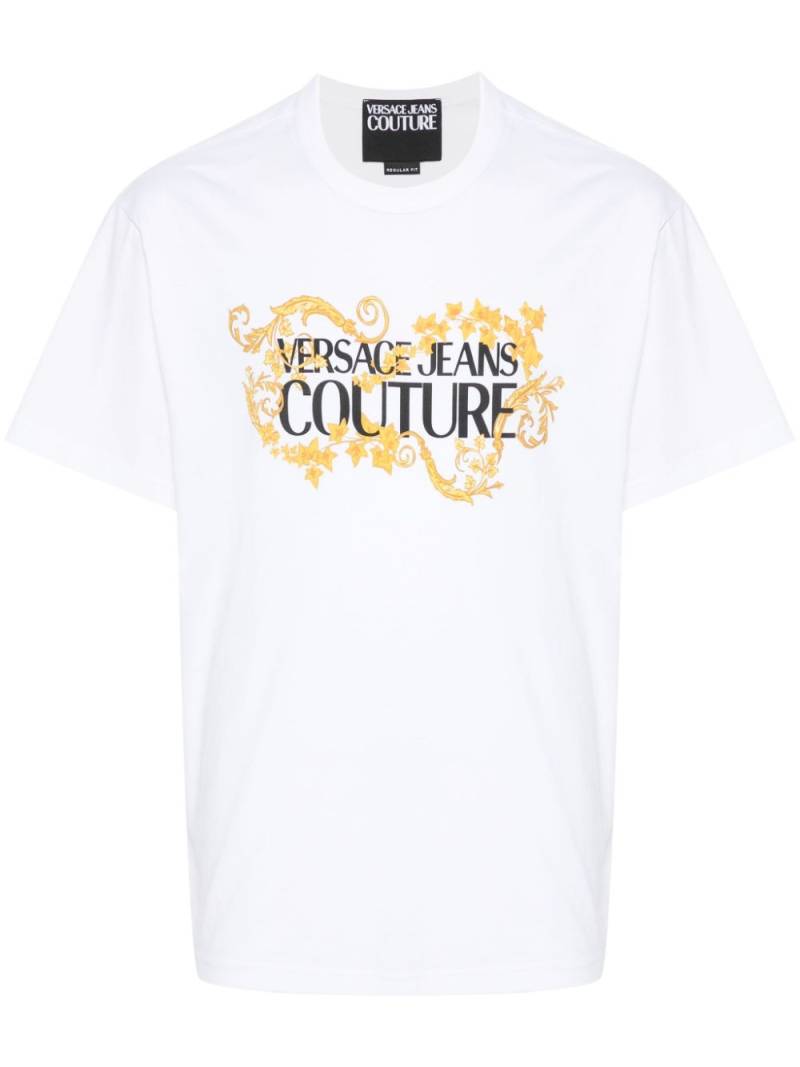 Versace Jeans Couture logo-print cotton T-shirt - White von Versace Jeans Couture