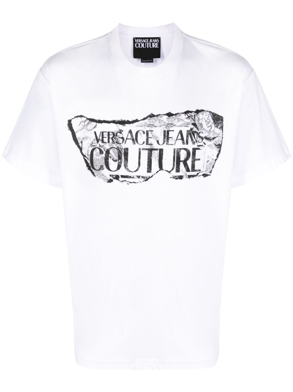 Versace Jeans Couture logo-print cotton T-shirt - White von Versace Jeans Couture