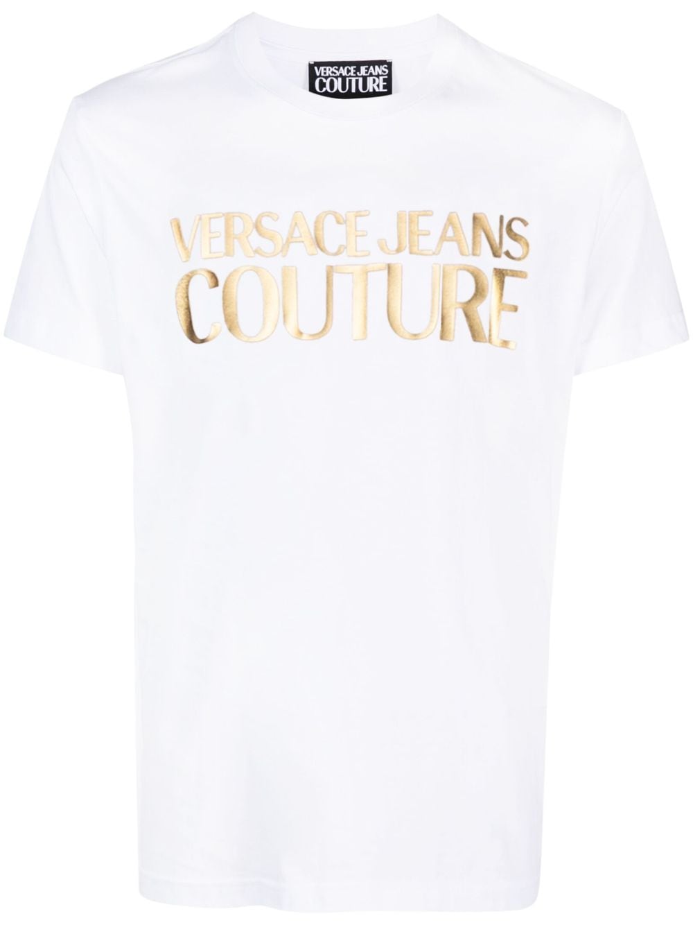 Versace Jeans Couture logo-print cotton T-shirt - White von Versace Jeans Couture