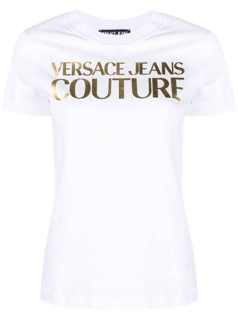 Versace Jeans Couture logo-print cotton T-shirt - White von Versace Jeans Couture