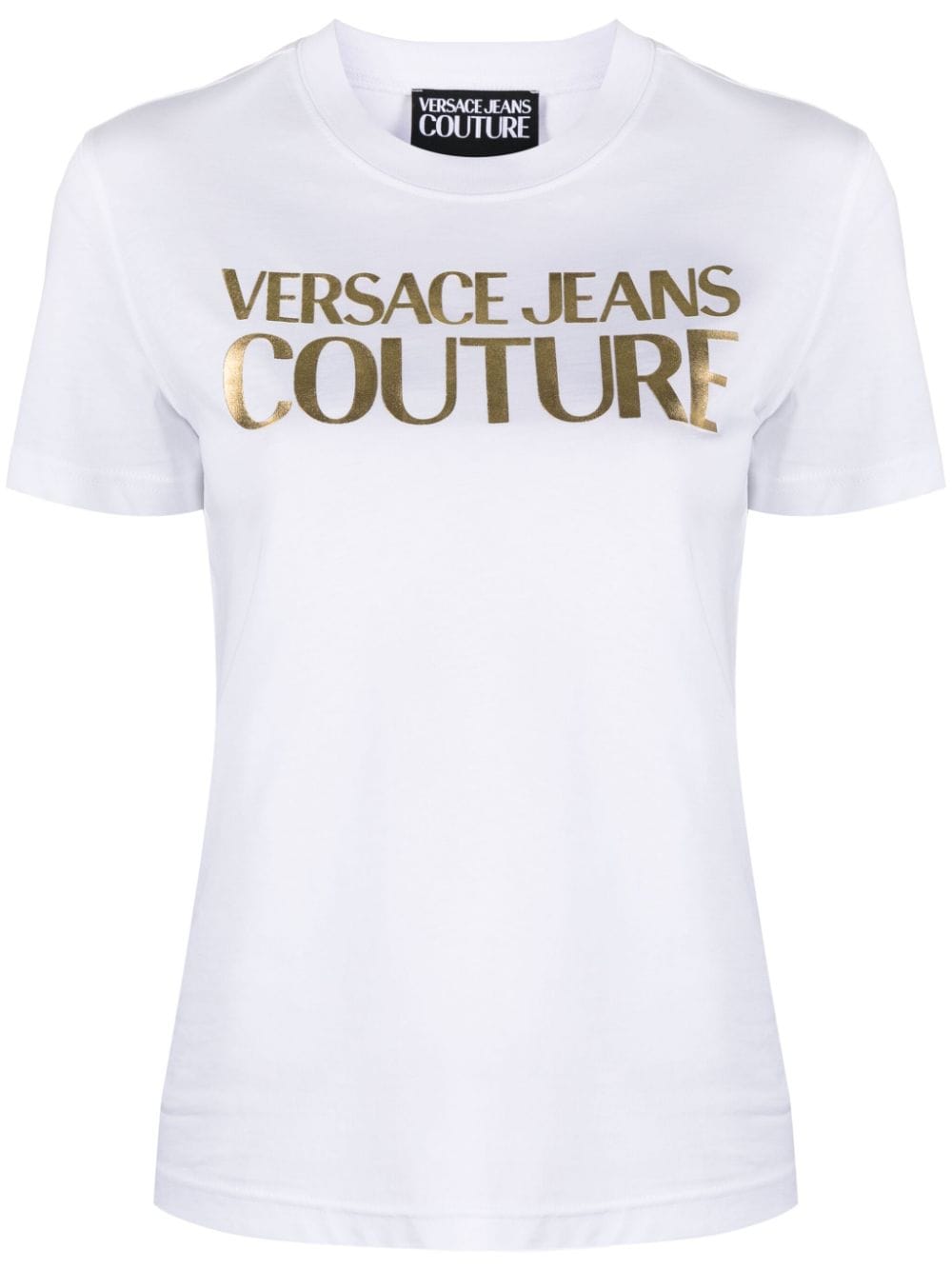 Versace Jeans Couture logo-print cotton T-shirt - White von Versace Jeans Couture