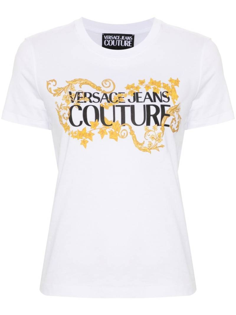 Versace Jeans Couture logo-print cotton T-shirt - White von Versace Jeans Couture