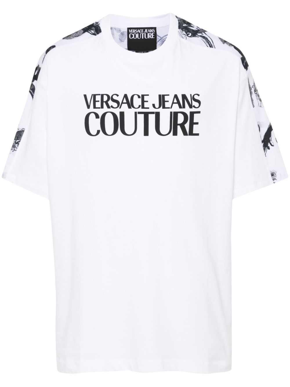 Versace Jeans Couture logo-print cotton T-shirt - White von Versace Jeans Couture